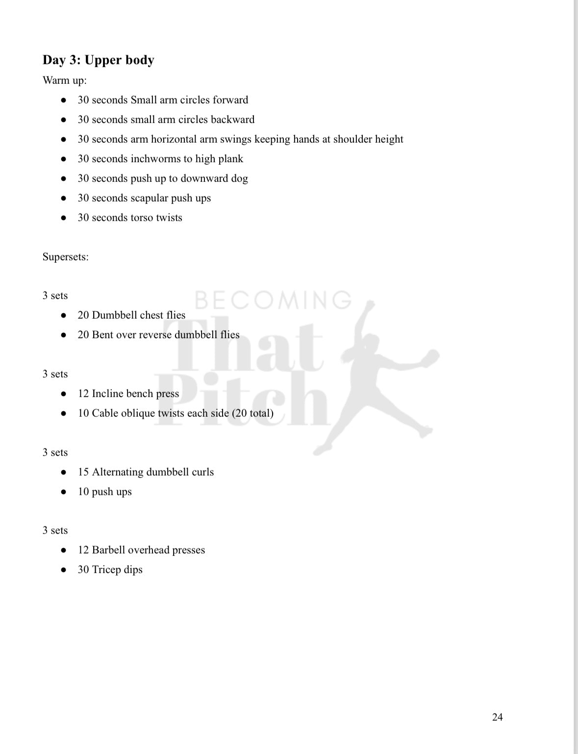 13 Week Pitching Training Guide for the Offseason (for all pitching levels) E-BOOK