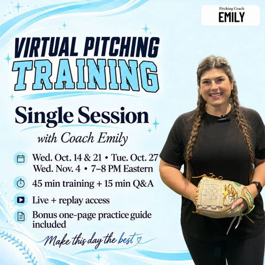 Virtual Pitching Training - Single Session